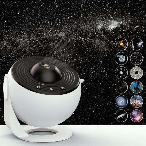 Galaxy Projector with 12 Built-In Film Discs