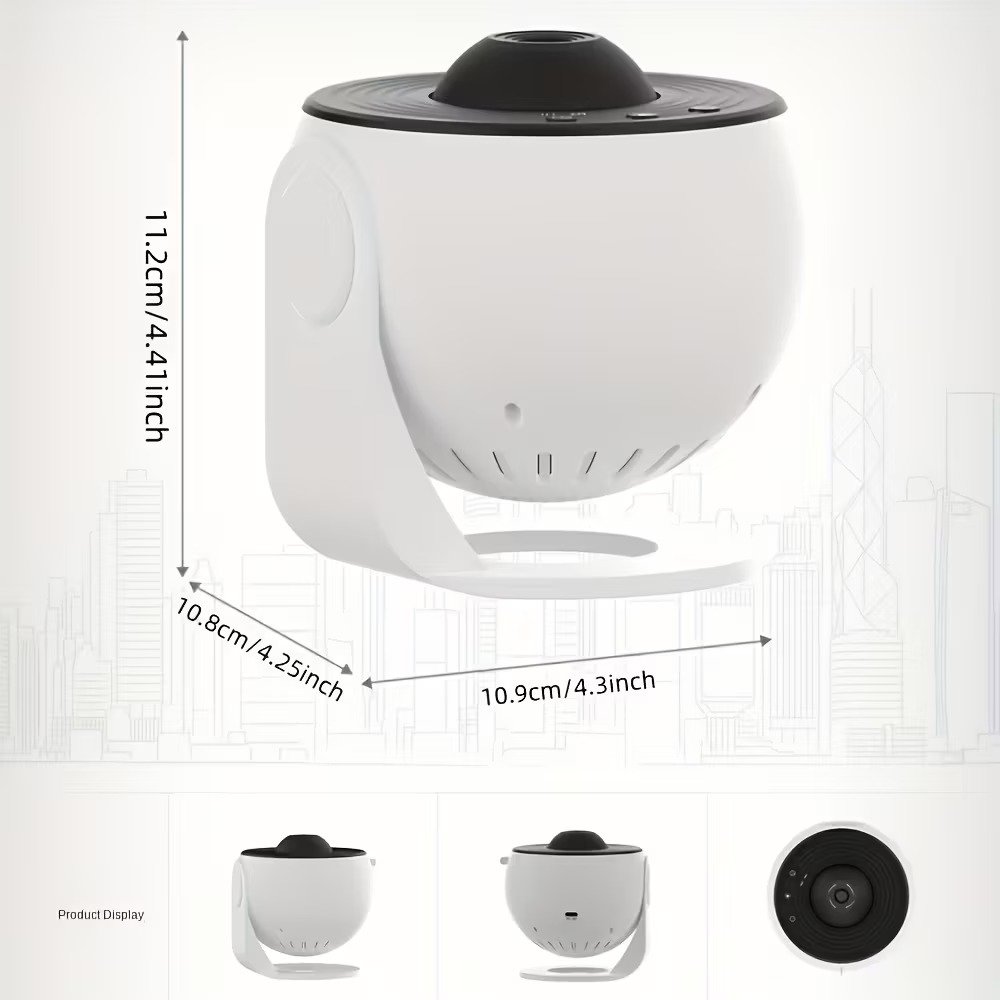 imgi_12_3395a5ca7828562df2362ff7b8183dfa Galaxy Projector with 12 Built-In Film Discs - Image 2