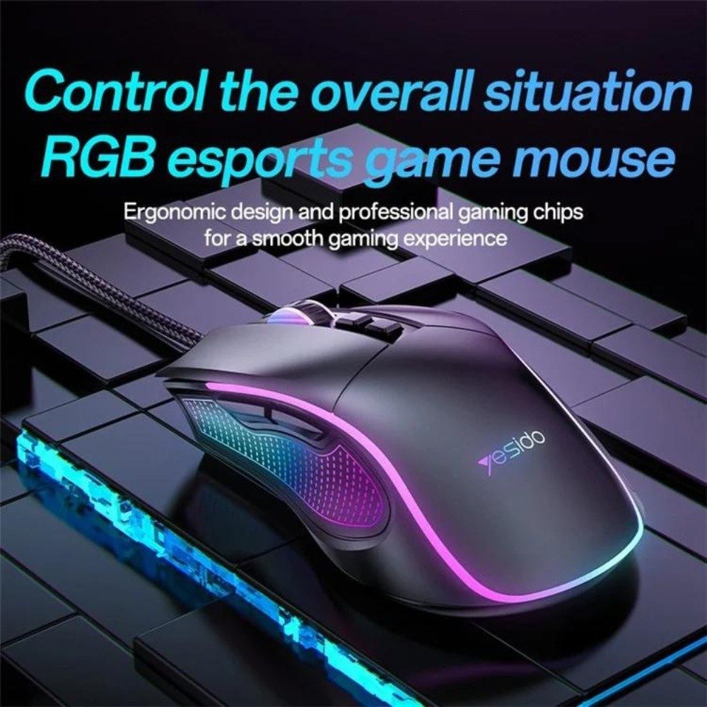 imgi_152_Yesido-KB20-USB-Wired-Gaming-Mouse-7200DPI-2 KB32 GAMING MOUSE - Image 2