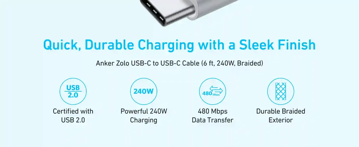 imgi_181_anker-zolo-240w-usb-c-to-usb-c-cable-9 Anker Zolo USB-C to USB-C Cable 1.5m 240W - Image 5