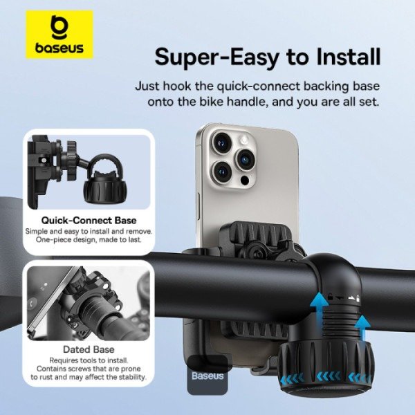 imgi_25_1753788435 Baseus Professional Anti-Shake Design Bike Phone Mount Holder - Image 3
