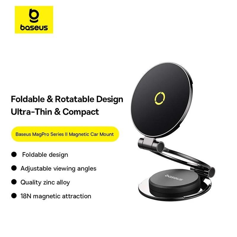 imgi_3_Mount-1 Baseus MagPro Series II Magnetic Car Mount Holder - الصورة 2