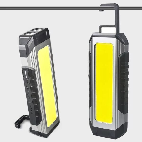 Multifunctional Magnetic Work Light with Power Bank