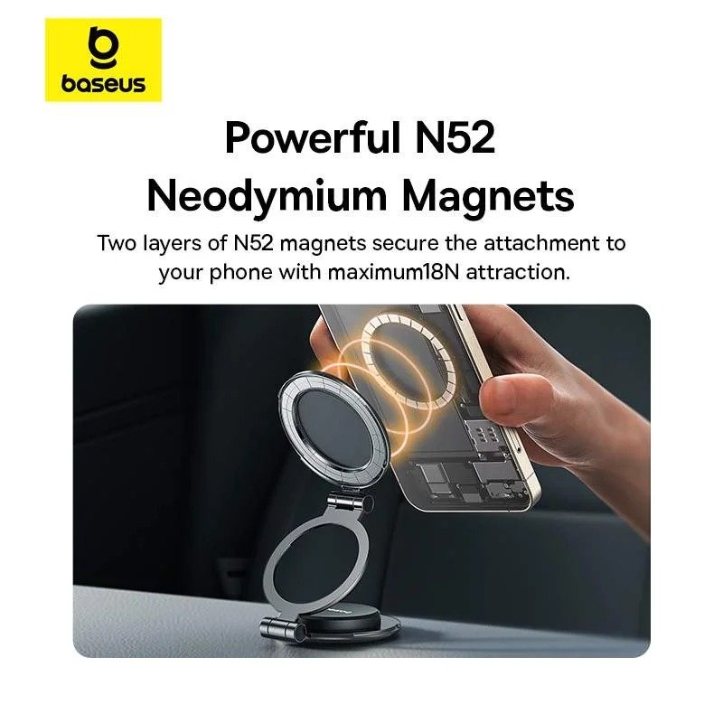 imgi_5_Mount-3 Baseus MagPro Series II Magnetic Car Mount Holder - الصورة 4