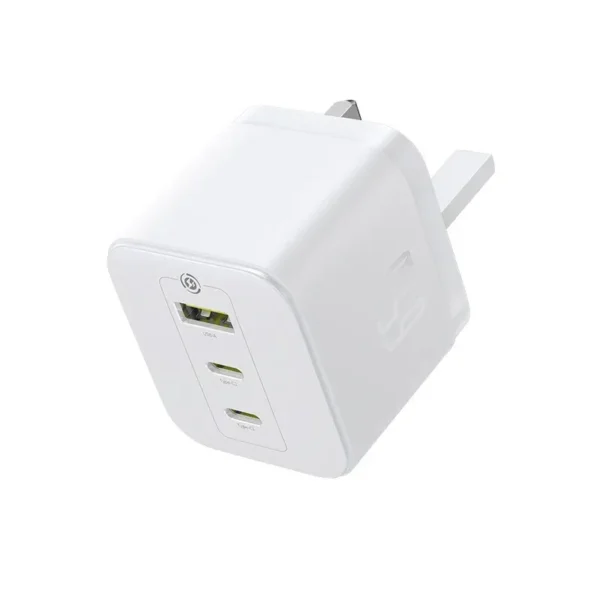 Baseus 65W Gan Adapter 2USB-C Port+USB-A Fast Charger