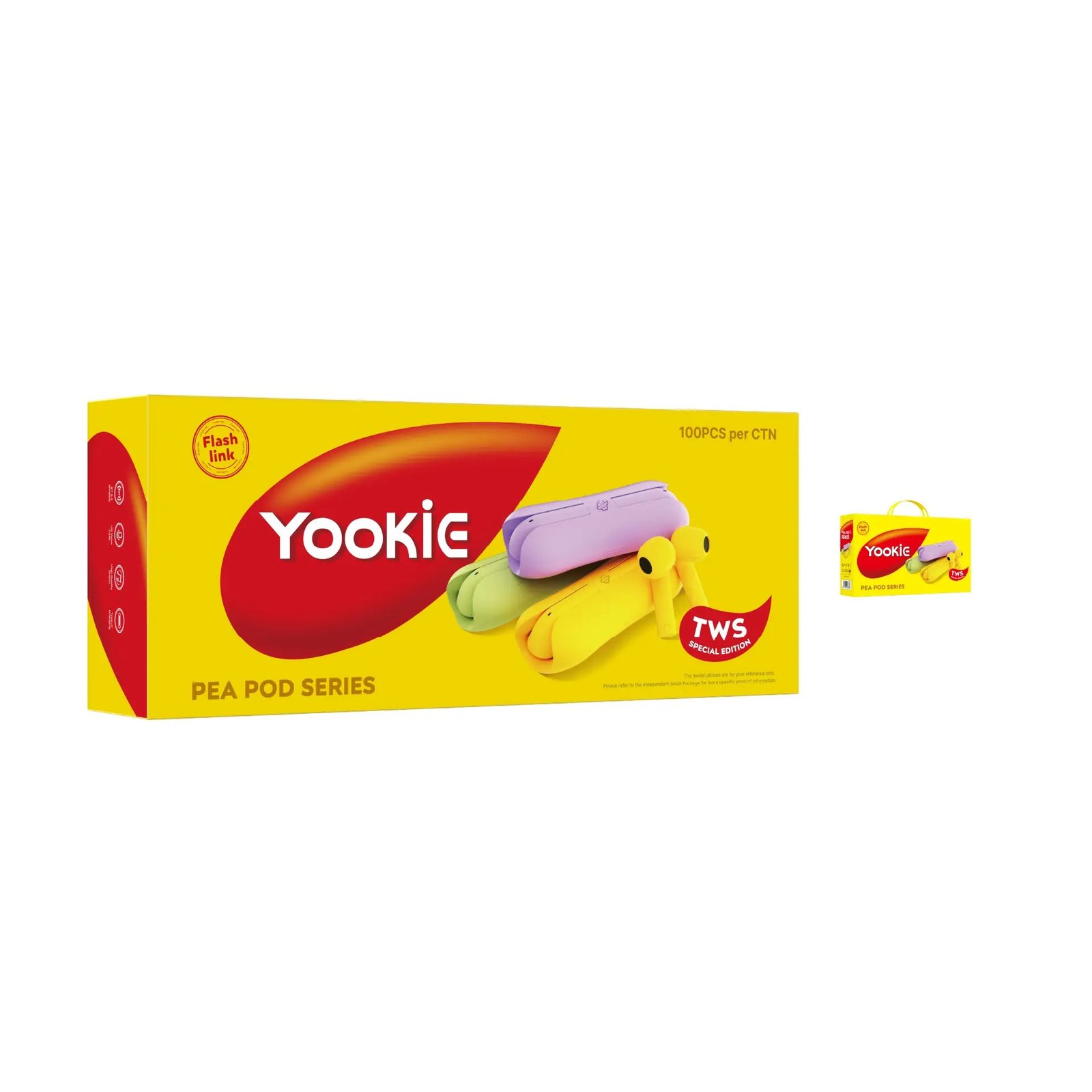 imgi_7_Pea Pod nologo画板 1 副本 6(3) Yookie PEA POD Series True Wireless Earbuds - Image 1