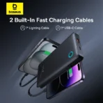 Baseus Airpow Lite 10000 MAH 22.5W Built-In Cable - Image 4