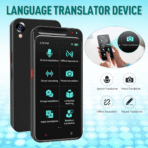 ⁦FICALLO VORMOR Z6 AI Translator Device with Offline Capability and ChatGPT Support⁩ - الصورة ⁦3⁩