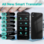⁦FICALLO VORMOR Z6 AI Translator Device with Offline Capability and ChatGPT Support⁩ - الصورة ⁦2⁩