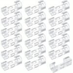 Coteci Wire Fixing Self-Adhesive Buckle Diameter 7MM Transparent