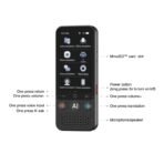 ⁦FICALLO VORMOR Z15W AI Translator Device with Offline Capability and ChatGPT Support⁩ - الصورة ⁦3⁩