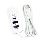 Wuw Multi-Port USB To 2USB+Type-C 1M C245