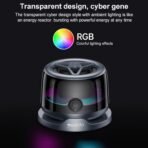 Yesido Wireless Speaker RGB Mini Speaker Strong Magnet YSW32 - Image 4