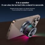 Yesido Wireless Speaker RGB Mini Speaker Strong Magnet YSW32 - Image 6