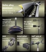 Yesido Desktop Holder Clamp Arm Magnetic Dual-Purpose C297 - Image 4