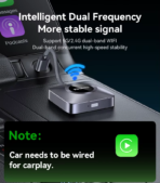 ⁦Yesido Wireless Carplay Wired To Wireless Compatible To IOS 10+ KM23⁩ - الصورة ⁦5⁩