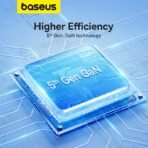 Baseus GaN5 Fast Charger Mini 1C 20W UK - Image 4