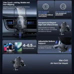 ⁦Remax Center Console Car Holder Air Vent RM-C02⁩ - الصورة ⁦3⁩