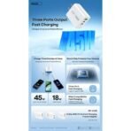 ⁦Remax Kiddy 45W 2C+1A Fast Charger RP-U139⁩ - الصورة ⁦4⁩