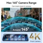 Yesido Carplay Dash Cam 4K HD Resolution 9.66INCH KM24 - Image 5