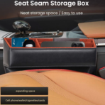 ⁦ZHUSE Car Seat Seam Storage Box⁩ - الصورة ⁦4⁩
