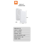 WUW Magnetic Wireless Power Bank Y132 15W 5000mAh - Image 2