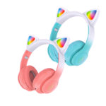 KAKUSIGA Cat Ear Wireless Over-Ear Headphones KSC-839 LED