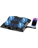 Kakusiga Laptop Radiator Wit 6-Level Air Flow Adjustment KSC-1557