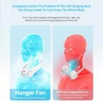 Wuw Leaves Hang Neck Fan J17 - Image 4