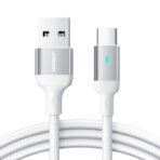Joyroom 3A Fast Charging Data Cable USB-A to Type-C 2 Meter (White) S-UC027A10