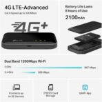 ⁦Tp-Link 300Mbps LTE-Advanced Mobile Wi-Fi 4G+ Router M7400⁩ - الصورة ⁦2⁩