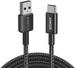 Anker 322 USB-A to USB-C Cable 3ft Nylon Braided White / Black