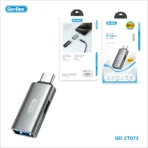 ⁦Go-Des GD-CT073 USB-A + USB-C to USB-C Dual Adapter⁩ - الصورة ⁦2⁩