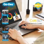 ⁦Go-Des Gigabit Network Cable 1000MBPS Cat6 3 Meter - 20 Meter GD-HM891⁩ - الصورة ⁦4⁩