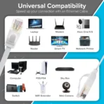 ⁦Go-Des Gigabit Network Cable 1000MBPS Cat6 3 Meter - 20 Meter GD-HM891⁩ - الصورة ⁦2⁩