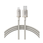 ⁦Baseus Titanium Alloy Fast Charging Cable USB-A to Lightning 2.4A – 1m / 2m⁩ - الصورة ⁦2⁩