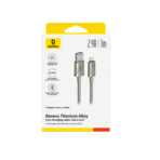 ⁦Baseus Titanium Alloy Fast Charging Cable USB-A to Lightning 2.4A – 1m / 2m⁩ - الصورة ⁦5⁩