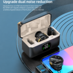 ⁦Go-Des 2IN1 Wireless Magnetic Button Microphone Type-C With Lightning OTG Adapter GD-WS305 (One Year Warranty)⁩ - الصورة ⁦2⁩