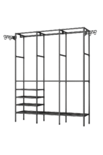 Multifunctional Clothes And Hats Integrated Rack