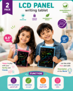 Generic LCD Writing Tablet 8.5-Inch & 12-Inch - Image 3