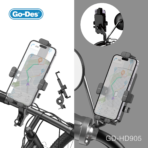 Go-Des 2IN1 Motorcycle Bicycle Cell Phone Stands Steady Anti-Shake Holder GD-HD905 - Image 3