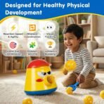 ⁦Vacuum Ball Catching Game Set With Pop-Up Launcher and Collection Roller⁩ - الصورة ⁦4⁩