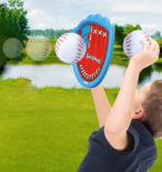 ⁦Toss & Catch Games Set With 2 Paddle & 3 Stick Balls⁩ - الصورة ⁦2⁩