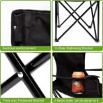 ⁦New Foldable Chair With Cup Holder⁩ - الصورة ⁦2⁩