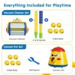 ⁦Vacuum Ball Catching Game Set With Pop-Up Launcher and Collection Roller⁩ - الصورة ⁦6⁩
