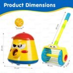 ⁦Vacuum Ball Catching Game Set With Pop-Up Launcher and Collection Roller⁩ - الصورة ⁦7⁩