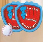 ⁦Toss & Catch Games Set With 2 Paddle & 3 Stick Balls⁩ - الصورة ⁦4⁩
