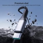 ⁦Joyroom Fast Charging Data Cable Type-C To Type-C 1Meter (Black) S-A28 (One Year Warranty)⁩ - الصورة ⁦4⁩