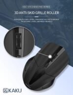 ⁦Kakusiga 2.4G Wireless Optical Mouse (Black) KSC-378 (6 Month Warranty)⁩ - الصورة ⁦2⁩