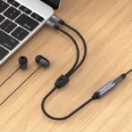 ⁦Repair Orders Kakusiga Headset 2IN1 Adapter Cable 27CM Length KSC-569 (One Year Warranty)⁩ - الصورة ⁦3⁩